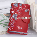 PU cover Plastic sleeves printed card holder